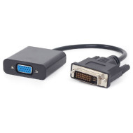 Адаптер CABLEXPERT DVI - VGA Black (A-DVID-VGAF-01)
