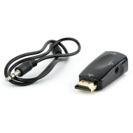 Адаптер CABLEXPERT HDMI to VGA w/Audio v1.4 Black (AB-HDMI-VGA-02)