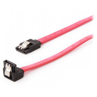 Кабель CABLEXPERT SATA угловой 10см Red (CC-SATAM-DATA90-0.1M)