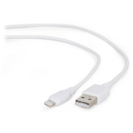 Кабель CABLEXPERT USB2.0 AM to Apple Lightning 0.1м White (CC-USB2-AMLM-W-0.1M)