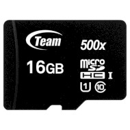 Карта памяти TEAM microSDHC 16GB UHS-I Class 10 (TUSDH16GCL10U02)