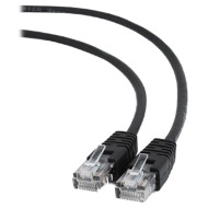 Патч-корд CABLEXPERT U/UTP Cat.5e CCA 1.5м Black (PP12-1.5M/BK)