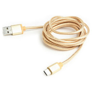 Кабель CABLEXPERT USB2.0 AM/CM 1.8м Gold (CCB-MUSB2B-AMCM-6-G)