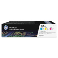 Тонер-картридж HP 126A Tri-Pack CMYk (CF341A)