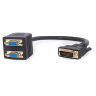 Сплиттер CABLEXPERT VGA - 2xVGA Black (A-DVI-2VGA-01)