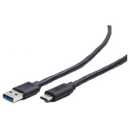 Кабель CABLEXPERT USB3.0 AM/CM Premium 1м Black (CCP-USB3-AMCM-1M)