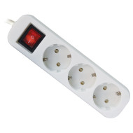 Удлинитель DEFENDER S318 White, 3 розетки, 1.8м (99233)