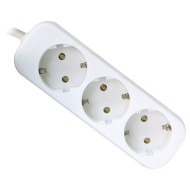 Удлинитель DEFENDER E318 White, 3 розетки, 1.8м (99221)