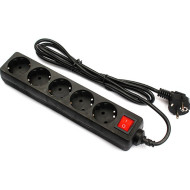 Сетевой фильтр FRIMECOM FC-B2005W Black, 5 розеток, 1.8м