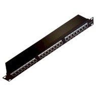 Патч-панель HYPERNET 1U 19" 24-port FTP Cat.5e (PP-KFSTP24)