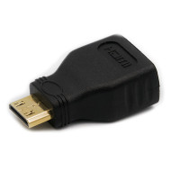 Адаптер POWERPLANT Mini-HDMI - HDMI Black (CA911080)