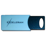 Флэшка EXCELERAM H2 USB2.0 64GB Blue/White (EXU2H2W64)