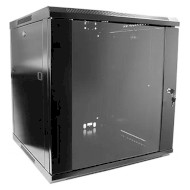 Настенный шкаф 19" HYPERNET WMNC-12U-Flat-Black (12U, 600x450мм, RAL9005)