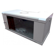 Настенный шкаф 19" HYPERNET WMNC-30-4U Flat (4U, 600x300мм, RAL7035)