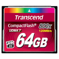 Карта памяти TRANSCEND CompactFlash Premium 64GB 800x (TS64GCF800)