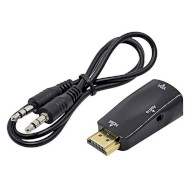 Адаптер STLAB HDMI - VGA+Audio Black (U-991 BLACK)