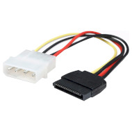 Кабель питания MANHATTAN Molex to SATA 15см (342766)