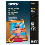 Фотобумага EPSON Glossy Photo Paper 10x15см 200г/м² 500л (C13S042549)