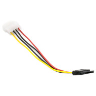 Кабель питания POWERPLANT Molex to SATA 15см (CA910953)