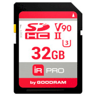 Карта памяти GOODRAM SDHC IRDM Pro S9B0 32GB UHS-II U3 V90 (IRP-S9B0-0320R11)