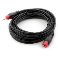 Кабель-удлинитель VINGA mini-jack 3.5mm 3м Black (VCPDCJ35MF3BK)