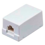 Розетка накладная KINGDA RJ-45 Cat.5e STP White (KD-WP6036-C5E)