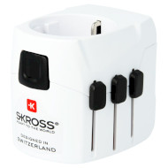 Универсальный сетевой переходник SKROSS Pro Light USB Europe White (1.302540)