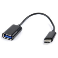 Адаптер CABLEXPERT USB 2.0 Type-C (CM/AF) 0.2м (AB-OTG-CMAF2-01)