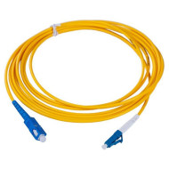 Оптический патч-корд COR-X SC/UPC-SC/UPC, SM, Simplex, 3м, Yellow (OFPC-SC/UPC-SC/UPC-3)