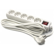 Сетевой фильтр POWERPLANT JY-1052 White, 5 розеток, 3м (PPSA08M30S5)