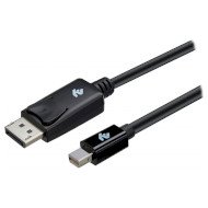 Кабель 2E DisplayPort - Mini DisplayPort 2м Black (2E-W1704)