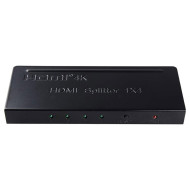 HDMI сплиттер 1 to 4 POWERPLANT HDMI 1x4 V1.4, 4K (CA911509)