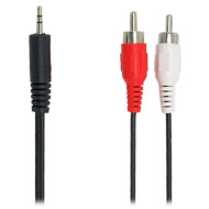 Кабель REAL-EL mini-jack 3.5 мм - 2RCA 1.8м Black (EL123500042)