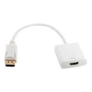 Адаптер POWERPLANT DisplayPort - HDMI v1.3 0.15м White (KD00AS1236)