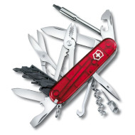 Швейцарский нож VICTORINOX CyberTool M Red Transparent (1.7725.T)