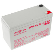 Аккумуляторная батарея LOGICPOWER LPM-GL 12 - 7.5 AH (12В, 7.5Ач) (LP6562)