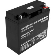 Аккумуляторная батарея LOGICPOWER LPM 12-20 AH (12В, 20Ач) (LP4163)