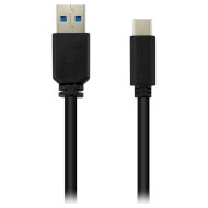 Кабель CANYON Charge & Data USB to Type-C 1м Black (CNE-USBC4B)