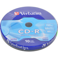 CD-R VERBATIM Extra Protection 700MB 52x 10pcs/wrap (43725)