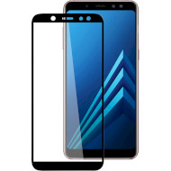 Защитное стекло POWERPLANT Full Screen Black для Galaxy A6 2018 (GL605316)