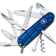 Швейцарский нож VICTORINOX Huntsman Blue Transparent (1.3713.T2)