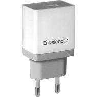 Зарядное устройство DEFENDER UPA-21 1xUSB-A, 5V/2.1A White (83571)