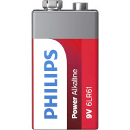 Батарейка PHILIPS Power Alkaline "Крона" (6LR61P1B/10)