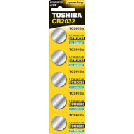 Батарейка TOSHIBA Lithium CR2032 5шт/уп (00152703)