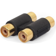 Соединитель CABLEXPERT Audio 2xRCA - 2xRCA Black (A-2RCAFF-01)