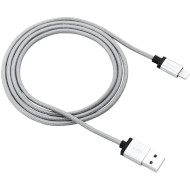 Кабель CANYON Sync & Charge Braided Apple Lightning 1м Dark Gray (CNS-MFIC3DG)