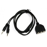 Кабель-удлинитель CABLEXPERT mini-jack 3.5mm 1м Black (CC-MIC-1)