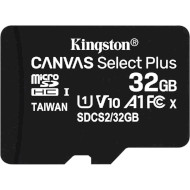 Карта пам'яті KINGSTON microSDHC Canvas Select Plus 32GB UHS-I V10 A1 Class 10 (SDCS2/32GBSP)