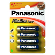 Батарейка PANASONIC Alkaline Power AA 4шт/уп (LR6REB/4BPR)