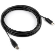 Кабель VINGA USB 2.0 AM/BM Black 5м (VCPUSBAMBM5BK)